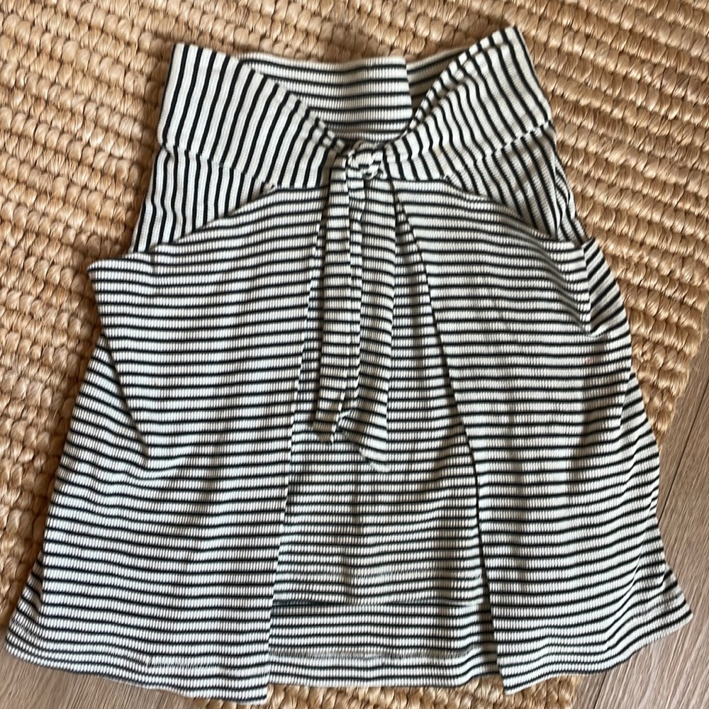 Free People Stipe Cotton Skirt